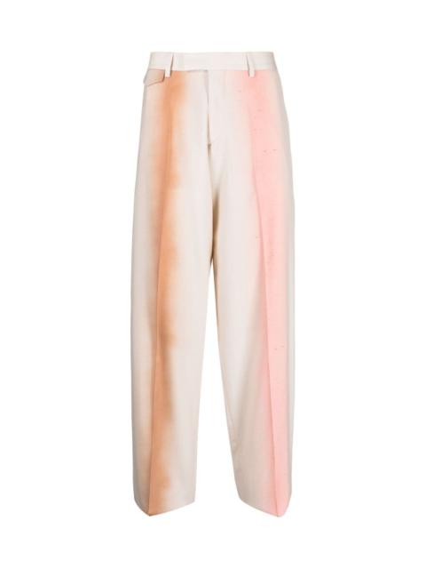 Paul Smith MID-RISE WIDE-LEG WOOL TROUSERS