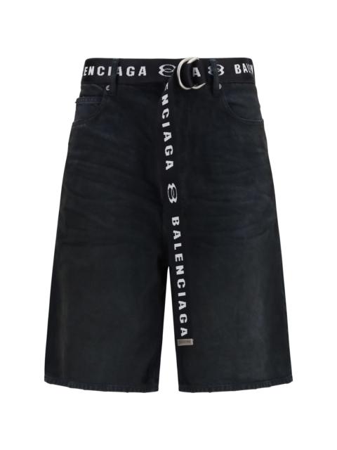 BALENCIAGA Balenciaga Belted Shorts