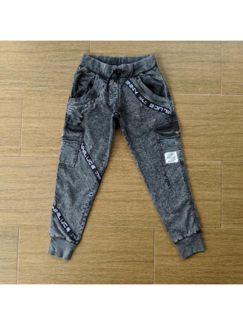 Other Designers W26 Vintage Zumba Wear Multipocket Distressed Cargo Pants