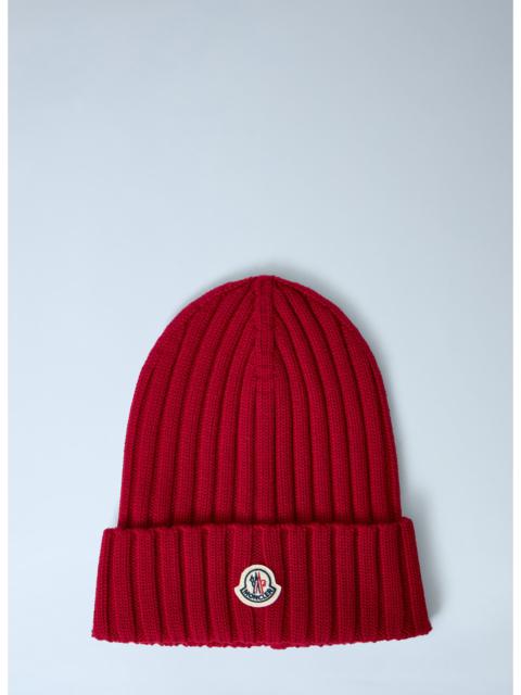 Moncler Women Logo Motif Beanie Hat