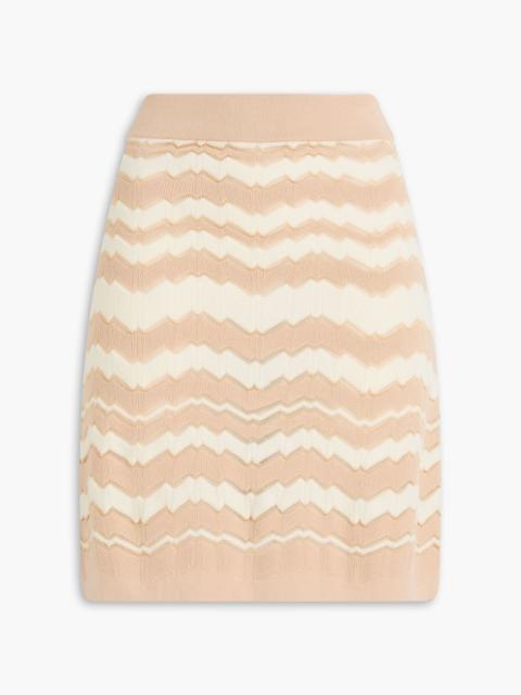 Missoni Crochet-knit mini skirt