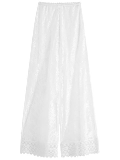 Charo Ruiz Charo Ruiz Ibiza Jeret Wide-leg Sheer Lace Trousers