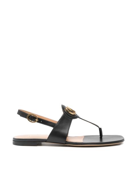 Valentino VLogo Signature leather thong sandals