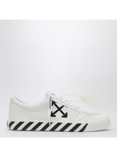 Off-White Off-White Vulcanized Lace-Up Fabric Sneakers In White Men