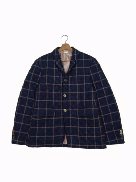 Thom Browne Thom Browne Wool Tartan Casual Jacket