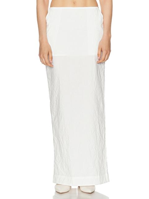 HELSA Crinkle Maxi Skirt