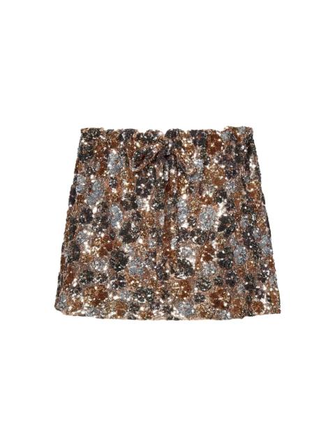 sequin-embellished skirt