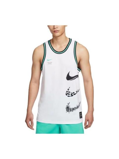 Nike Nike DNA Unlock Your Space Basketball Jersey 'White' FJ7228-100
