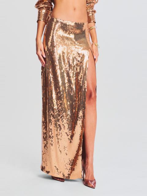 RETROFÊTE SAVANNAH SEQUIN MAXI SKIRT
