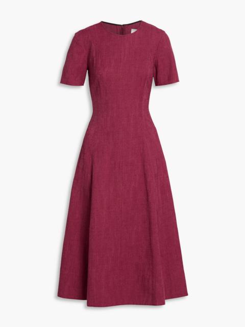CAROLINA HERRERA Twill midi dress