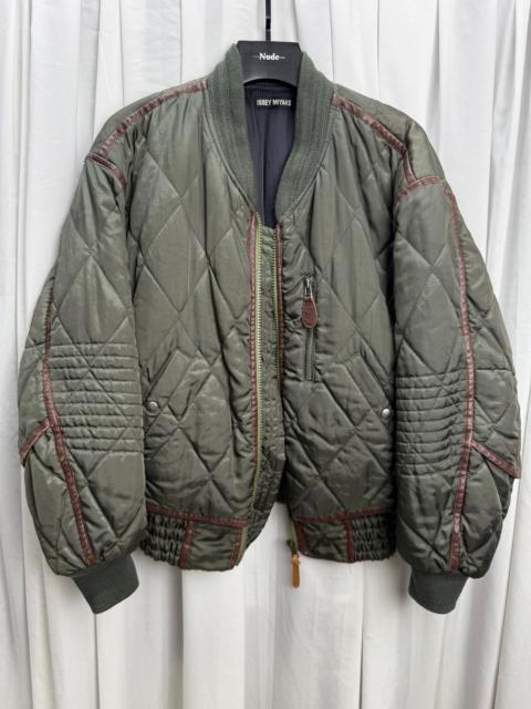ISSEY MIYAKE Issey Miyake Geometric Leather Jacket