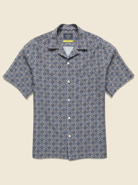 Portuguese Flannel Conte Camp Shirt - Blue