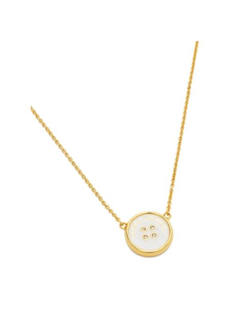 Marc Jacobs BUTTON PENDANT NECKLACE