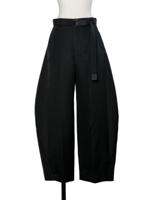 sacai Double-Faced Silk Cotton Pants