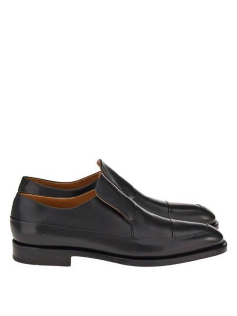 FERRAGAMO Ferragamo Gervasio Leather Slip-On Dress Shoes, Size 9 EE