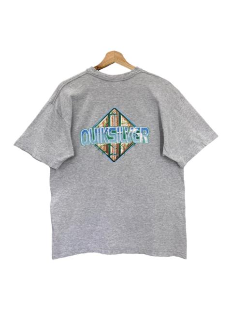 Other Designers Quicksilver × Quiksilver × Vintage - 90s Quiksilver Big Back Logo Crewneck T Shirt Size M