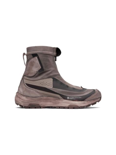 11 by Boris Bidjan Saberi Taupe Salomon Edition Bamba 2 High V2 Sneakers