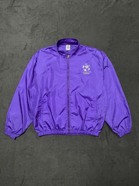 adidas Vintage 1994 74th Emperor's Cup Purple Windbreaker Jacket