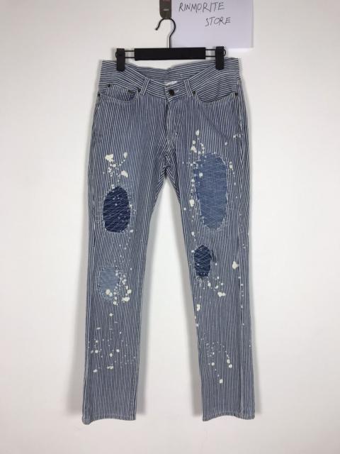 Other Designers Japanese Brand - The Classic Members Painter Patchwork Skinny Denim Girl