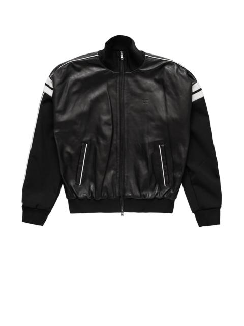 WALES BONNER Wales Bonner Nomad Leather Jacket Black