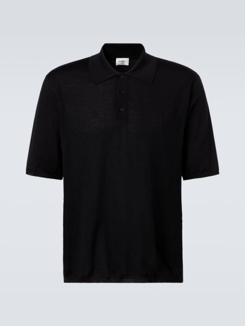 SAINT LAURENT Wool polo shirt