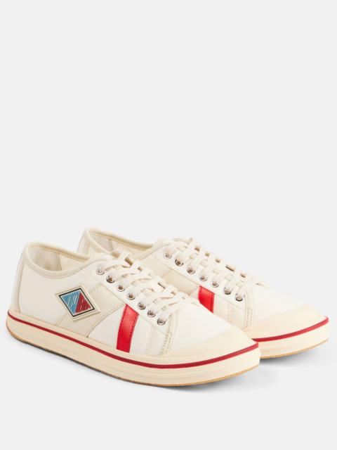 Bottega Veneta Eliot leather and canvas sneakers