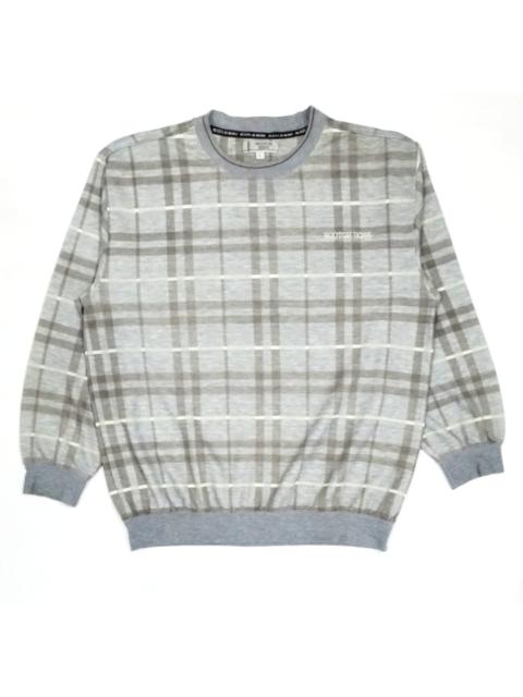 Other Designers Vintage - RARE! VTG SCOTCH BOSS NOVACHECK SWEATSHIRT