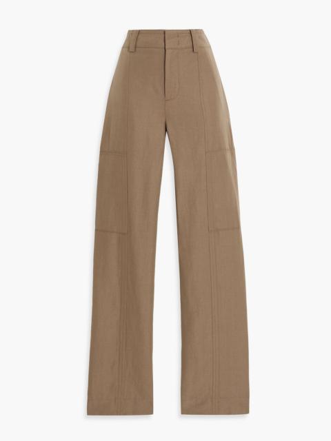 Other Designers Canvas wide-leg pants