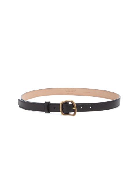 GABRIELA HEARST Small Simone Belt in Black Textured Leather