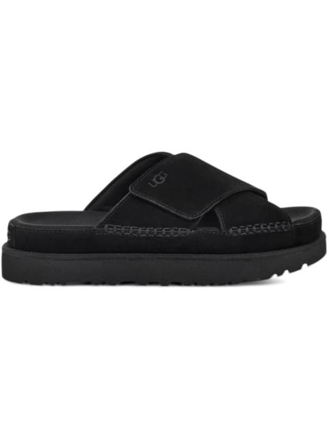 UGG UGG Goldenstar Cross Slide Black (Women's)
