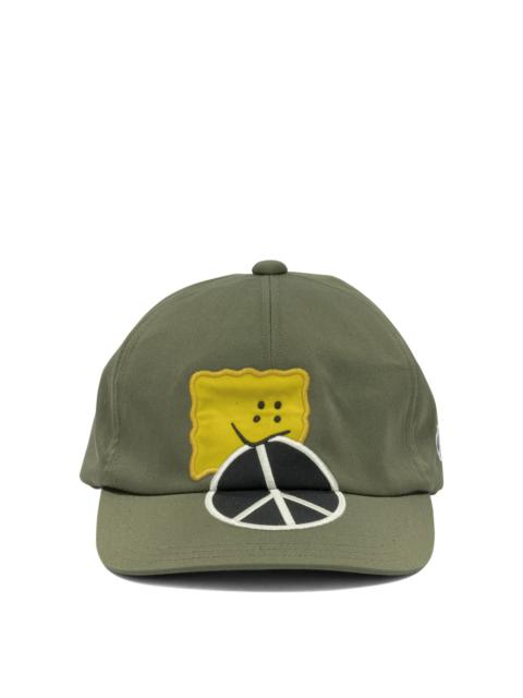 Kapital Kapital Chino Peckish Peace Baseball Cap Green
