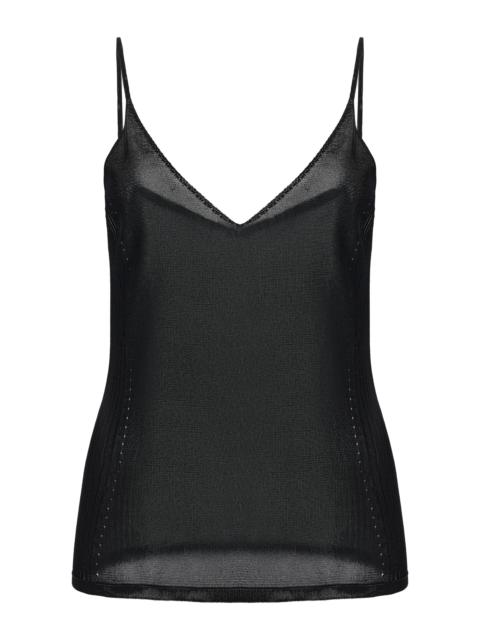 HIGH SPORT Tyler Slinky Knit Camisole Top black