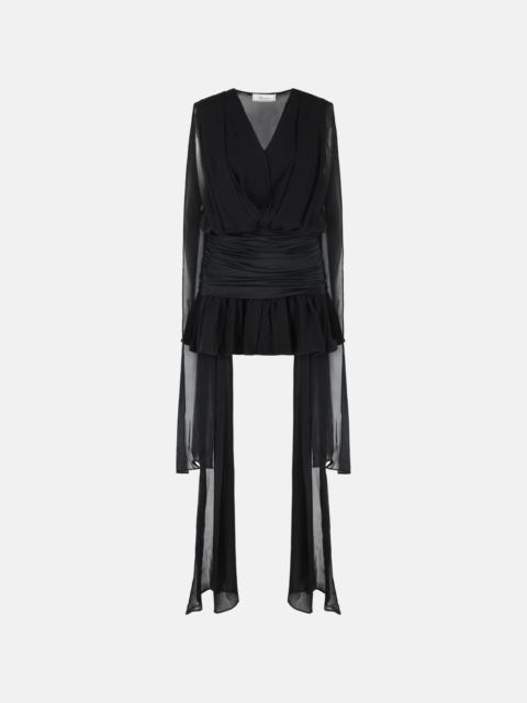 Blumarine BLACK VISCOSE DRESS