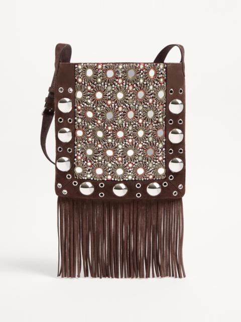 Valentino VALENTINO GARAVANI NELLCÔTE EMBROIDERED SHOULDER BAG