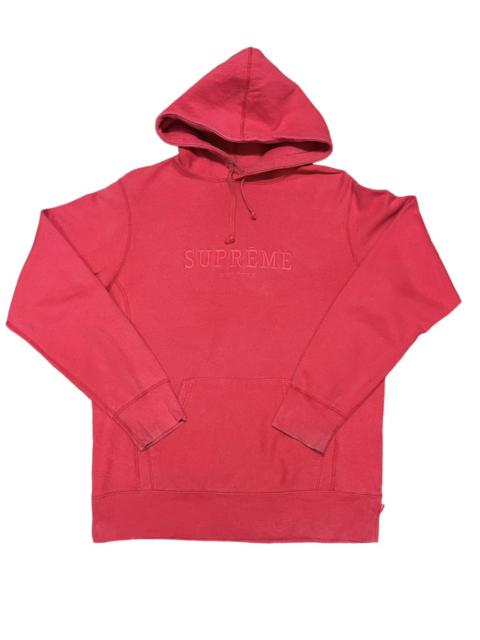 Supreme Supreme new york hoodie spellout embroidery