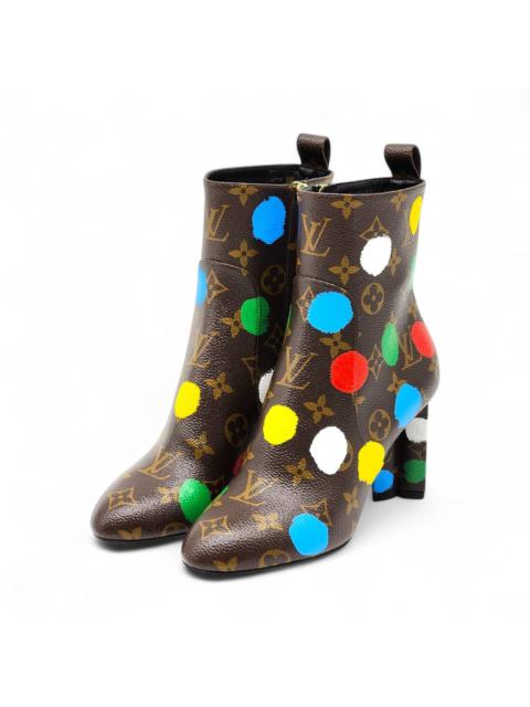Louis Vuitton Monogram Dots Coated Ankle Boots EU 36 US 5.5 - NWB