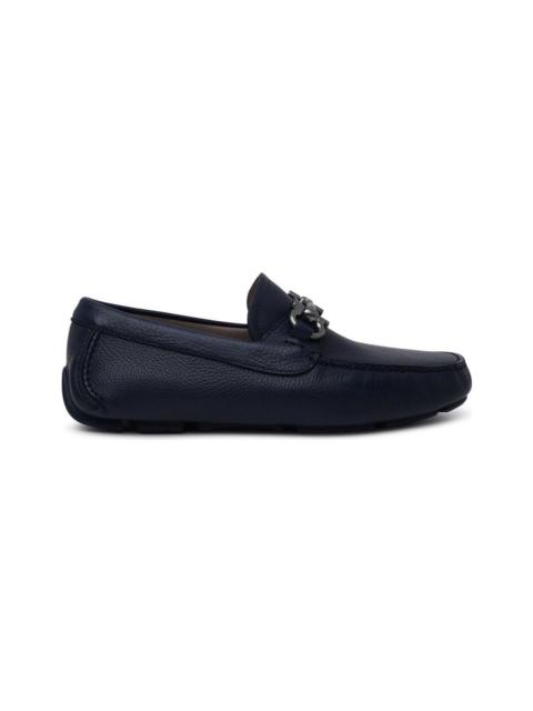 FERRAGAMO Gancini Plaque Loafers