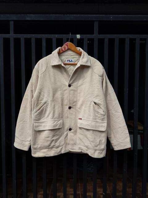 FILA Vintage 80s Fila Corduroy Classic Jacket Streetwear