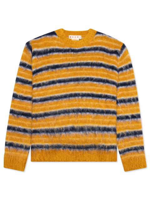 Marni MARNI ROUNDNECK SWEATER - SUNFLOWER