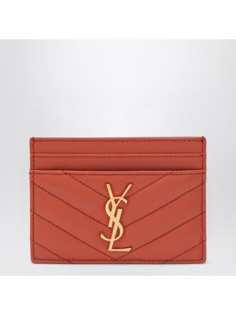 SAINT LAURENT Saint Laurent Mandarin Cassandre Card Holder Women