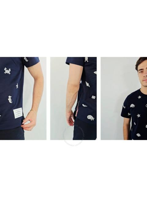 Thom Browne Thom Browne Men's Jersey Nautical Short Sleeve Tee
