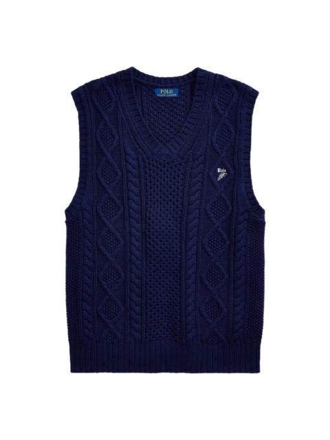 Polo Ralph Lauren Polo Ralph Lauren Men's Aran-Knit Cotton Sweater Vest