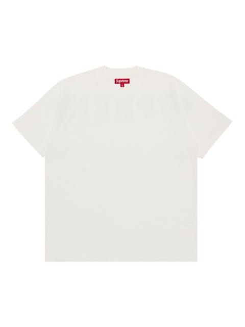 Supreme Stencil Thermal Short-Sleeve Top 'White'