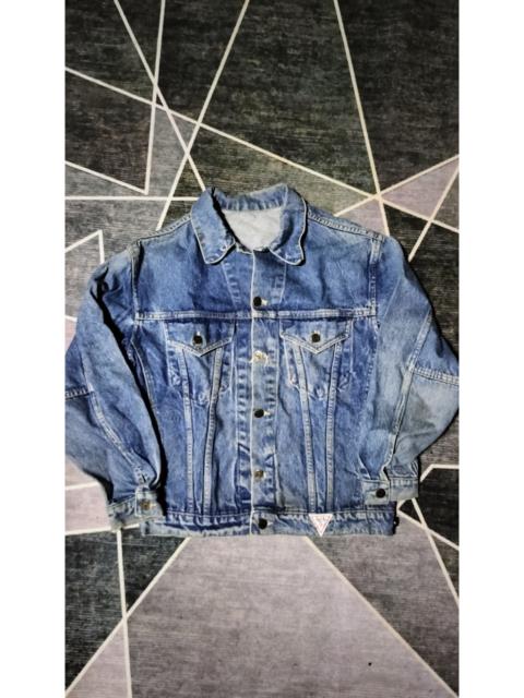 Other Designers Vintage 80s Guess Denim Jacket Fashion distressed dusty