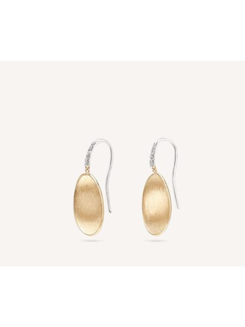 Other Designers Marco Bicego Diamond-studded earrings, small 18K Yellow Gold OB1342-A_B_YW_Q6