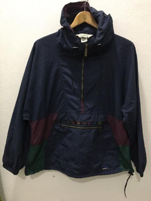 Other Designers Vintage - Vtg L.L Bean anorak hoodie windbreaker jacket
