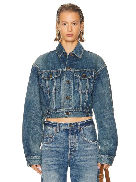 SAINT LAURENT 80s Denim Jacket
