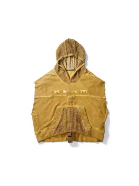 Other Designers HAMCUS _PRMTVSM/ STRAPS LAYERED CROPPED HOODIE SIZE XL