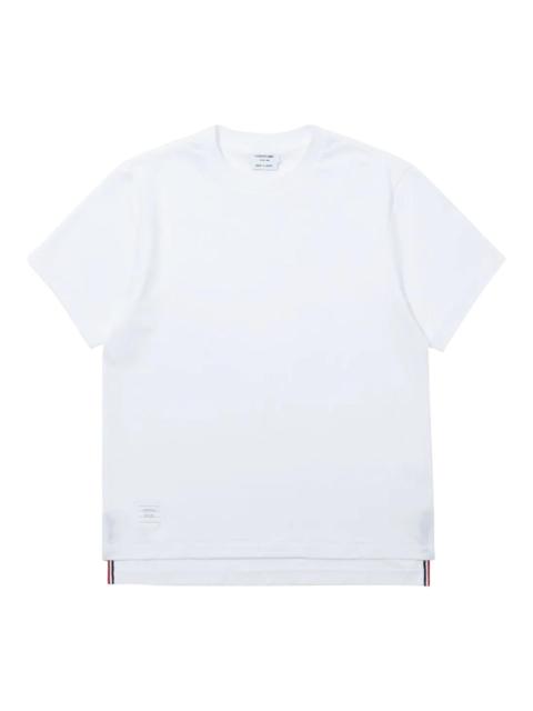 Thom Browne Jersey Relaxed Side Slit Tee Women