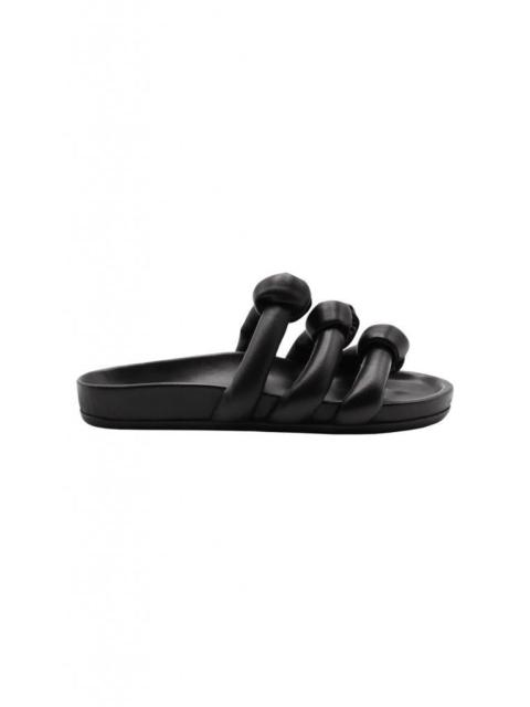 RICK OWENS FOGACHINE KNOTTED OPEN-TOED SLIP ON SANDAL SHOES